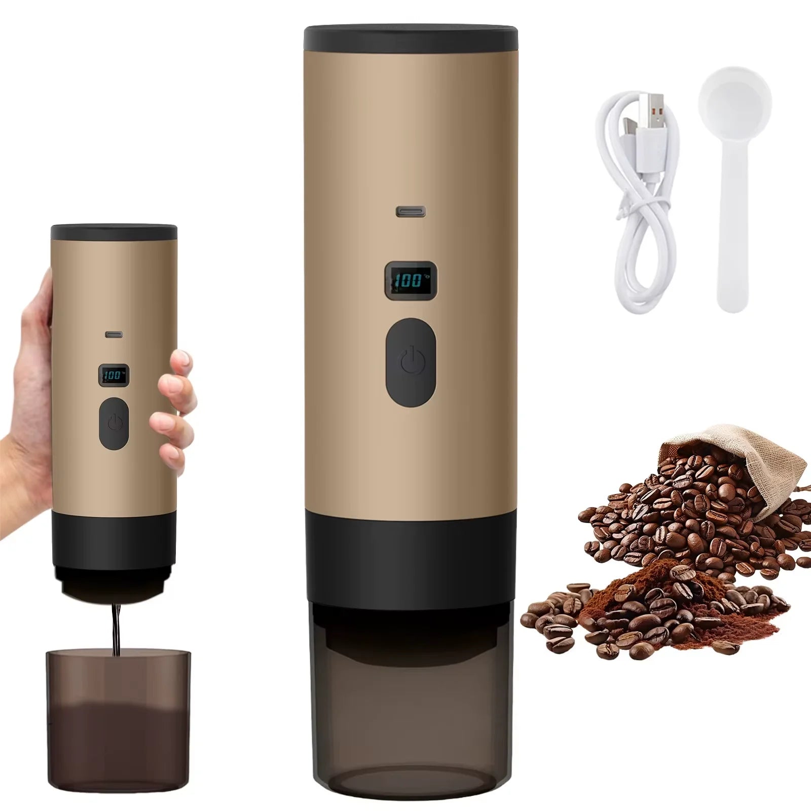 Cafetière Portable 3-en-1