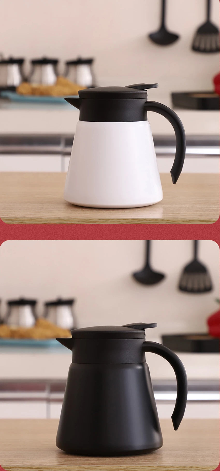 Verseuse à Café Isotherme - Double Paroi - Thermos pour Maison et Bureau