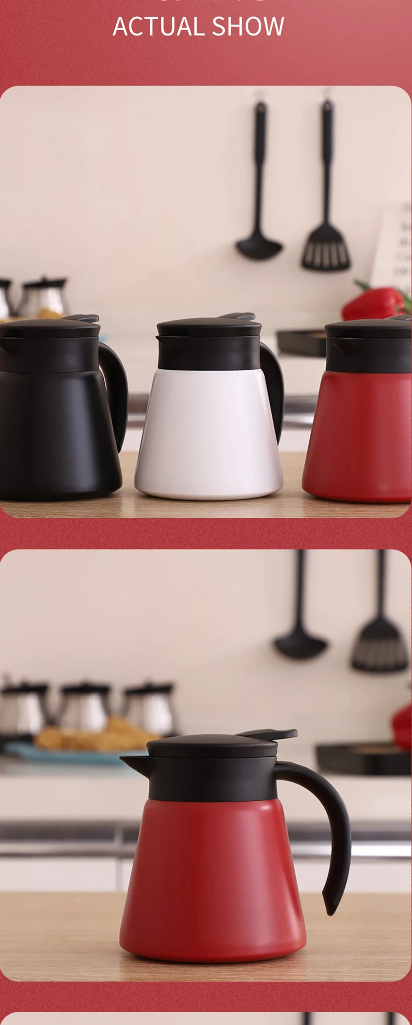 Verseuse à Café Isotherme - Double Paroi - Thermos pour Maison et Bureau