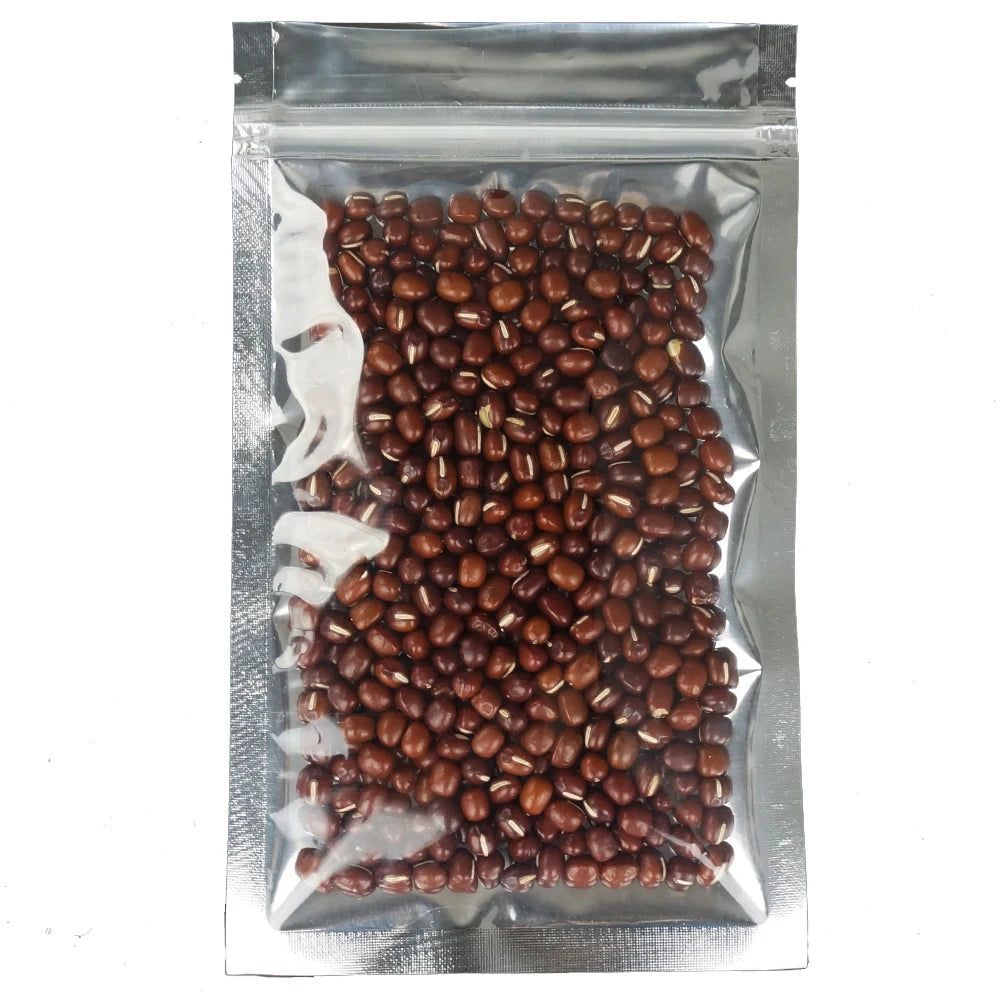 Sachets d'emballage refermables à fermeture éclair en plastique et aluminium, un côté transparent