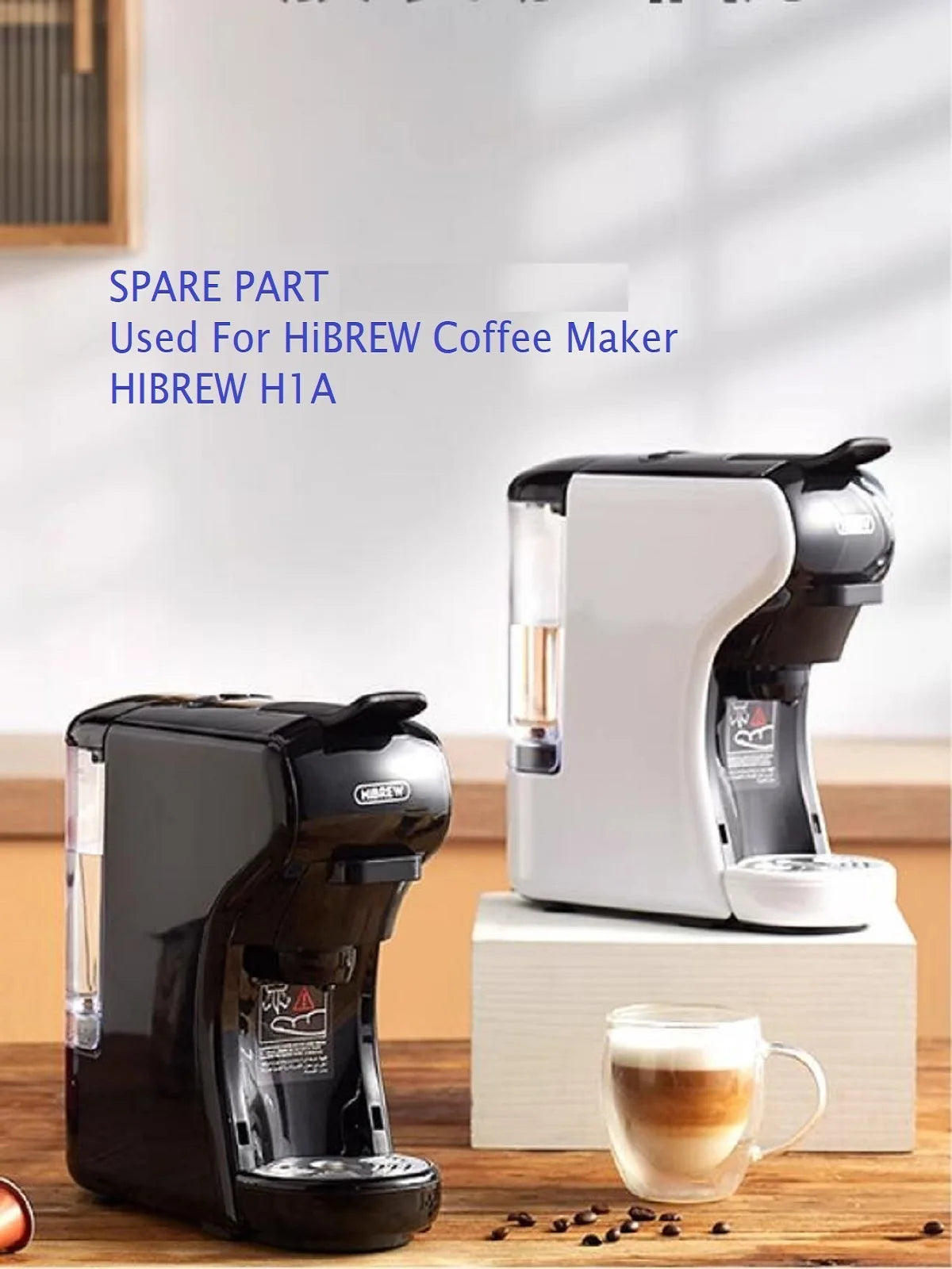 SPARE PART HiBREW H1A Coffee Machine Capsule adapter system parts for lavazza blue or lavazza modo mio or ESE pod(44 mm)