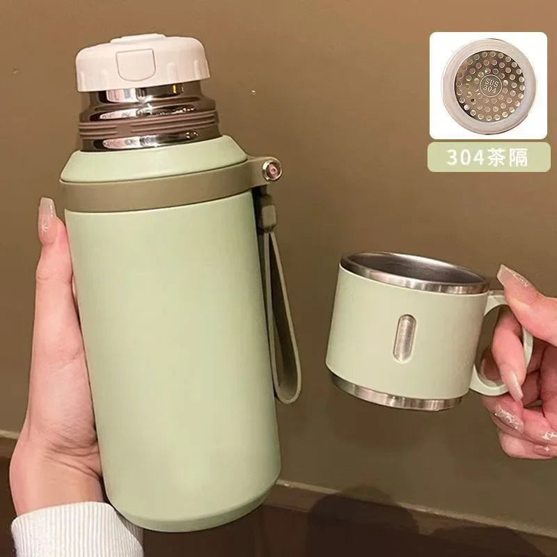 Gobelet portatif isotherme sous vide en acier inoxydable pour activités de plein air