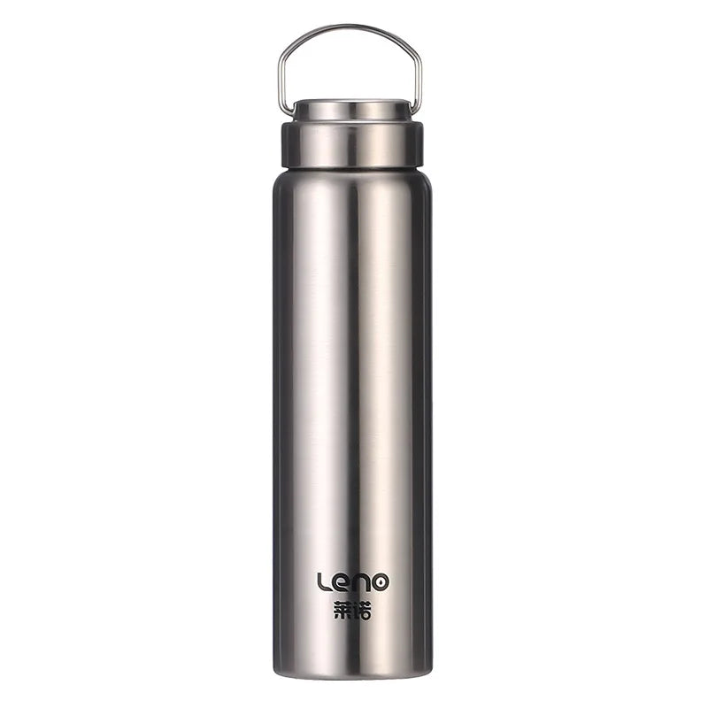 Thermos en acier inoxydable grande capacité Bouteille isotherme portable Tasse isotherme