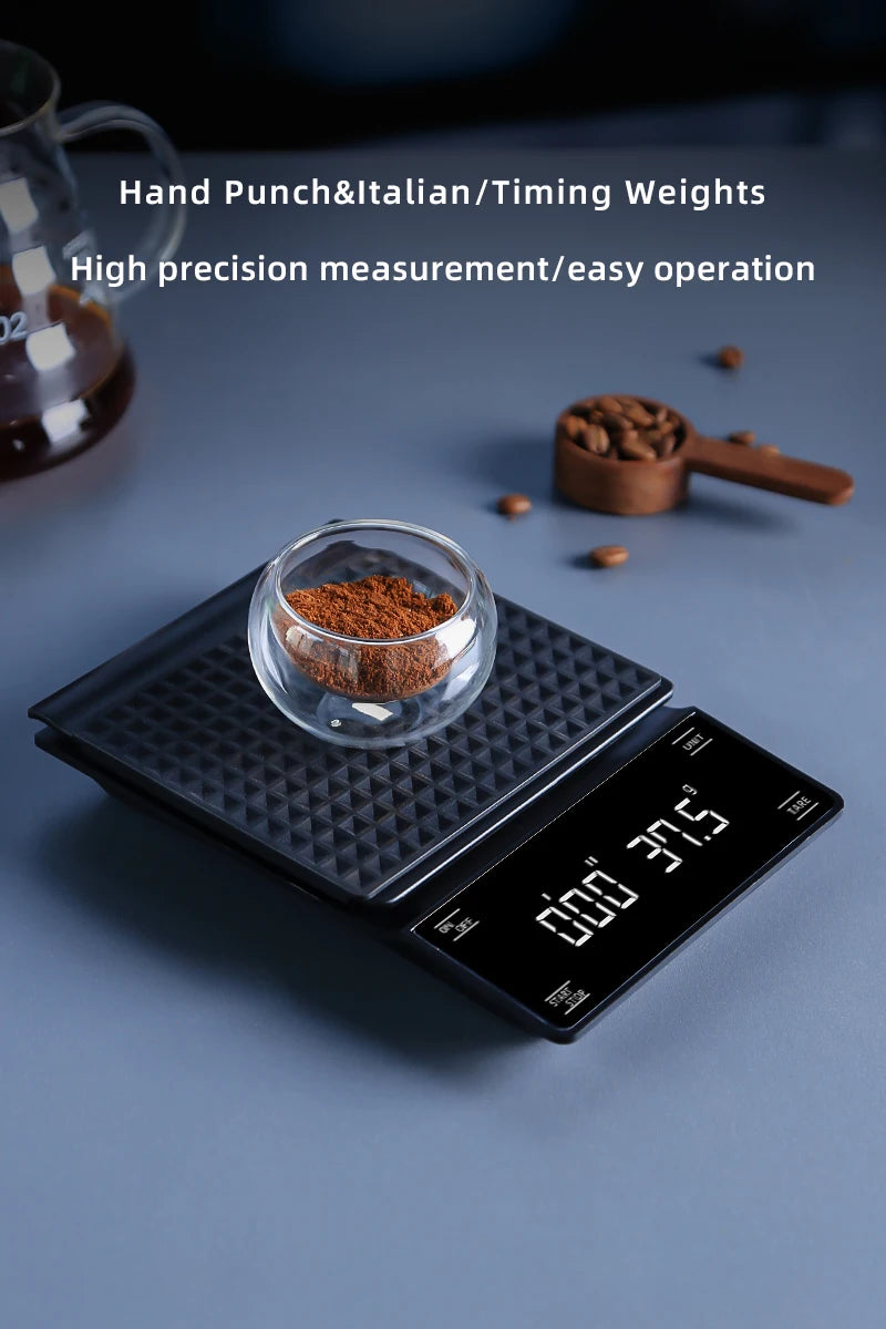 Balance Numérique 3kg/0.1g LED De Poche Électronique Tactile Intelligente Café Cuisine