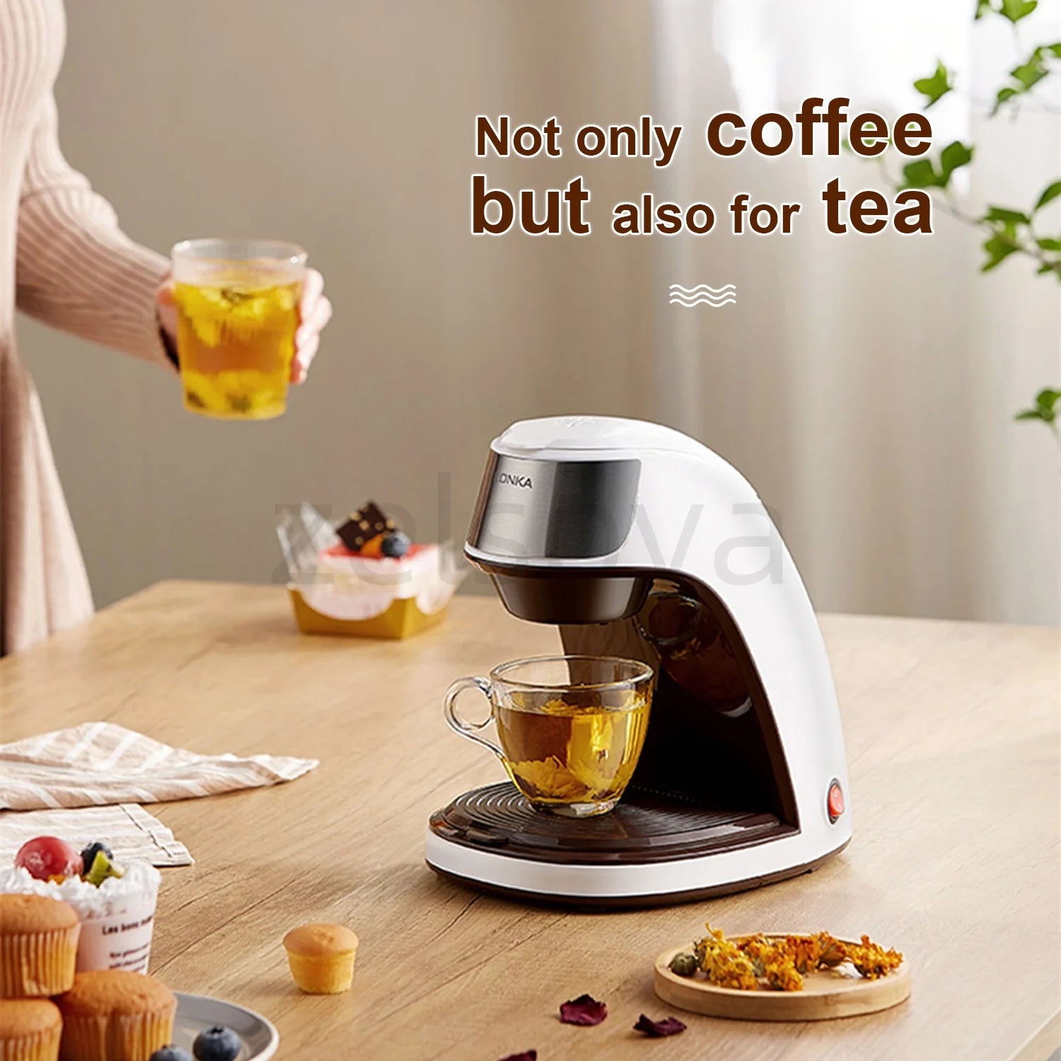 Cafetière automatique de petite taille pour la maison, machine à café filtre pour le bureau