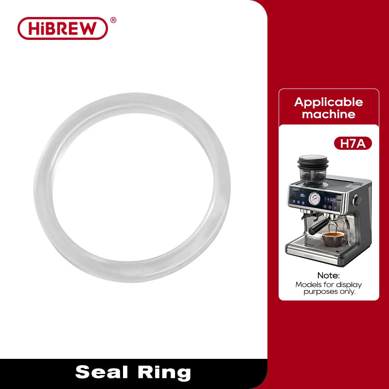 HiBREW 2PCS Silicone Brew Head Gasket O-Ring Seal Rings Professional Part for HiBREW Coffee Machine H10A H10B H13 H7A H10 PLUS
