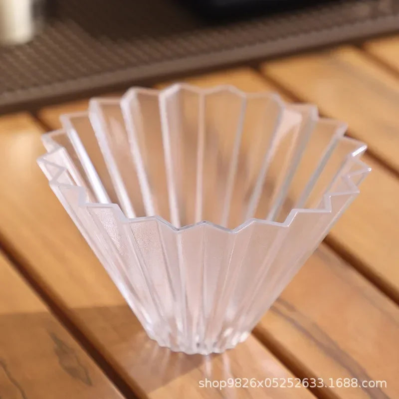 Kit de filtre à café origami en résine pour 1 à 2 tasses, extérieur