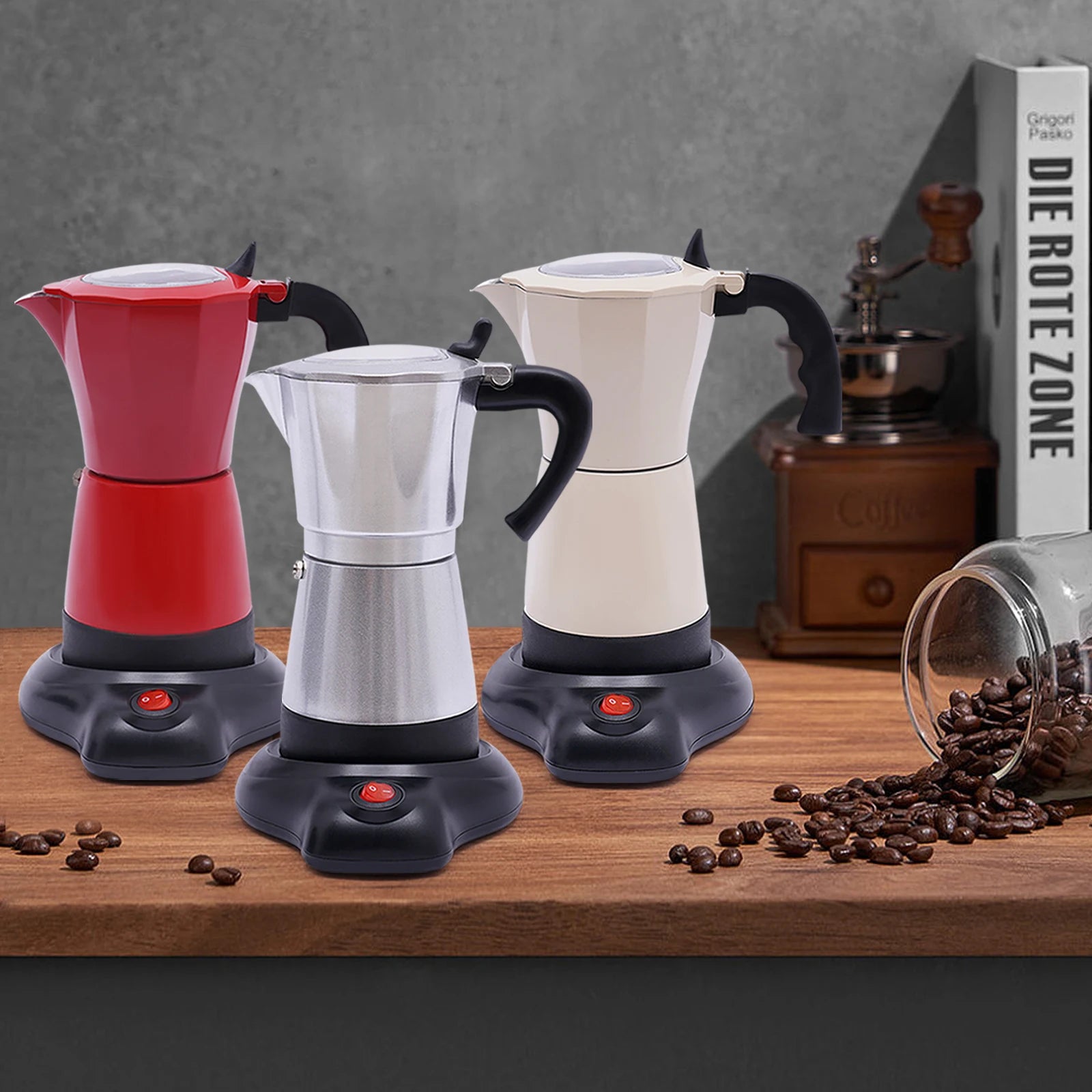 Machine à expresso, Cafetière avec joint d'étanchéité, Cafetière pour salons de thé et voyages
