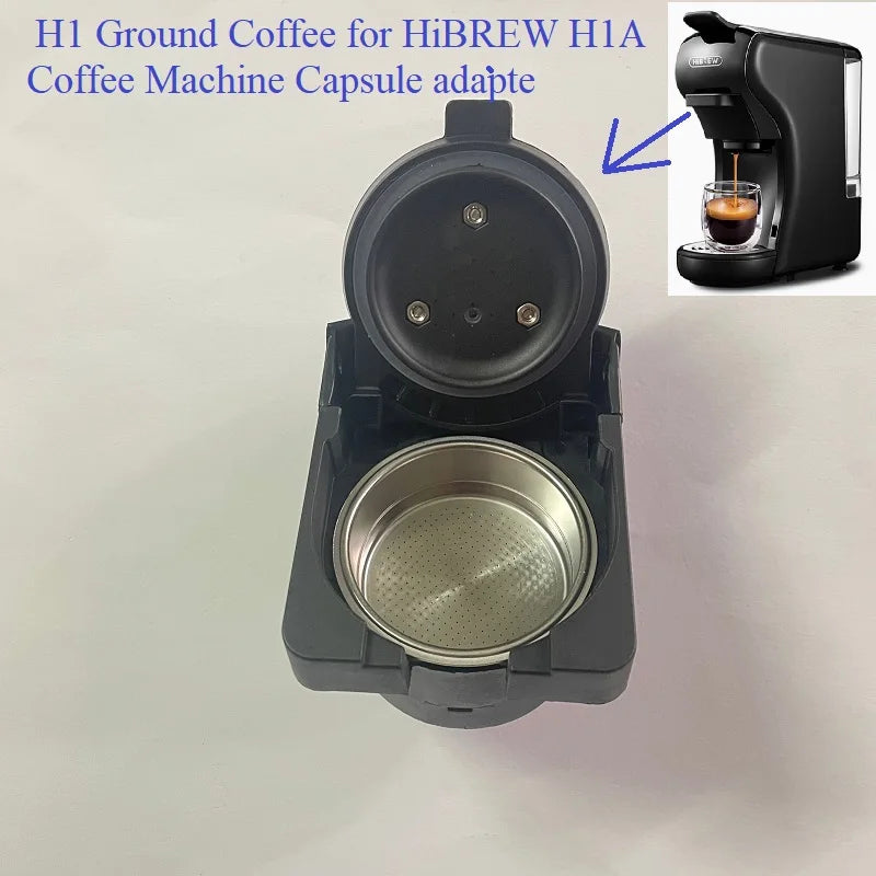 SPARE PART HiBREW H1A Coffee Machine Capsule adapter system parts for lavazza blue or lavazza modo mio or ESE pod(44 mm)