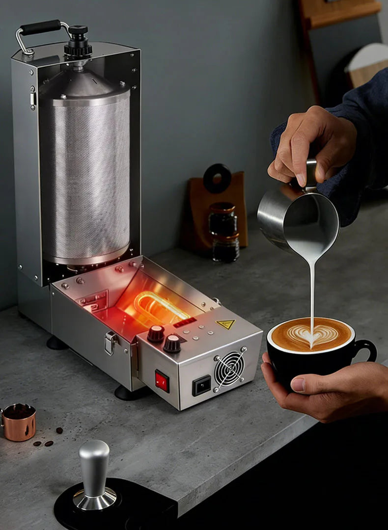Nouvel arrivage : Torréfacteur électrique de 1 kg, grande capacité, vente chaude, pour café
