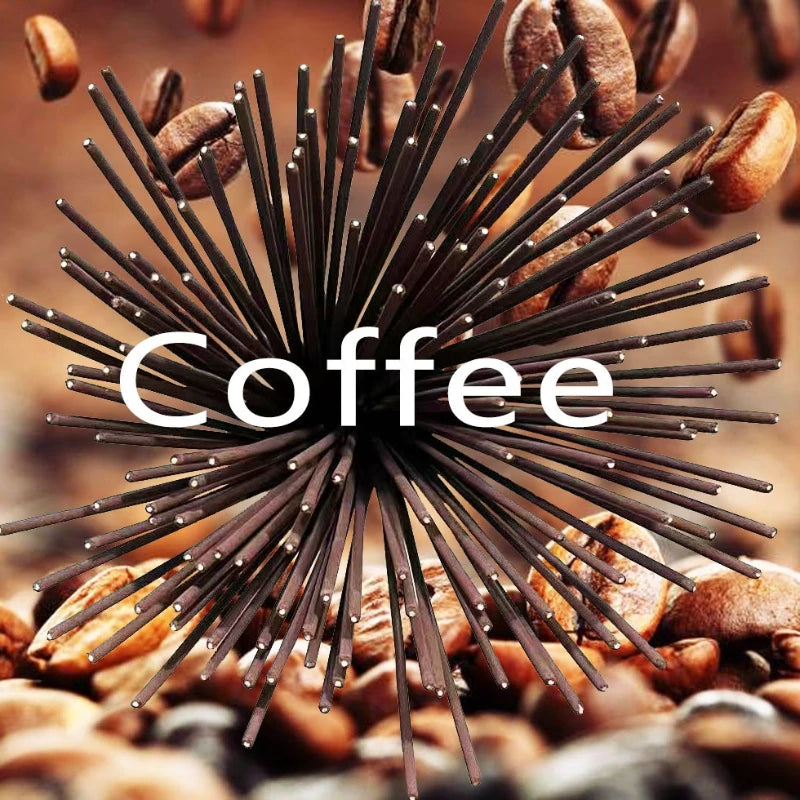 Bâtonnets d'encens au café, fabriqués à partir de poudre de parfum naturel avec du bambou