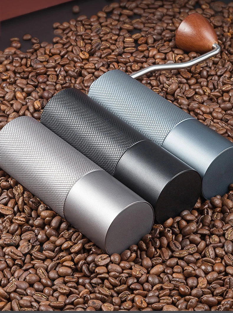 Moulin à Café Manuel avec Meule Conique en Acier Inoxydable, Broyeur Portable de Qualité