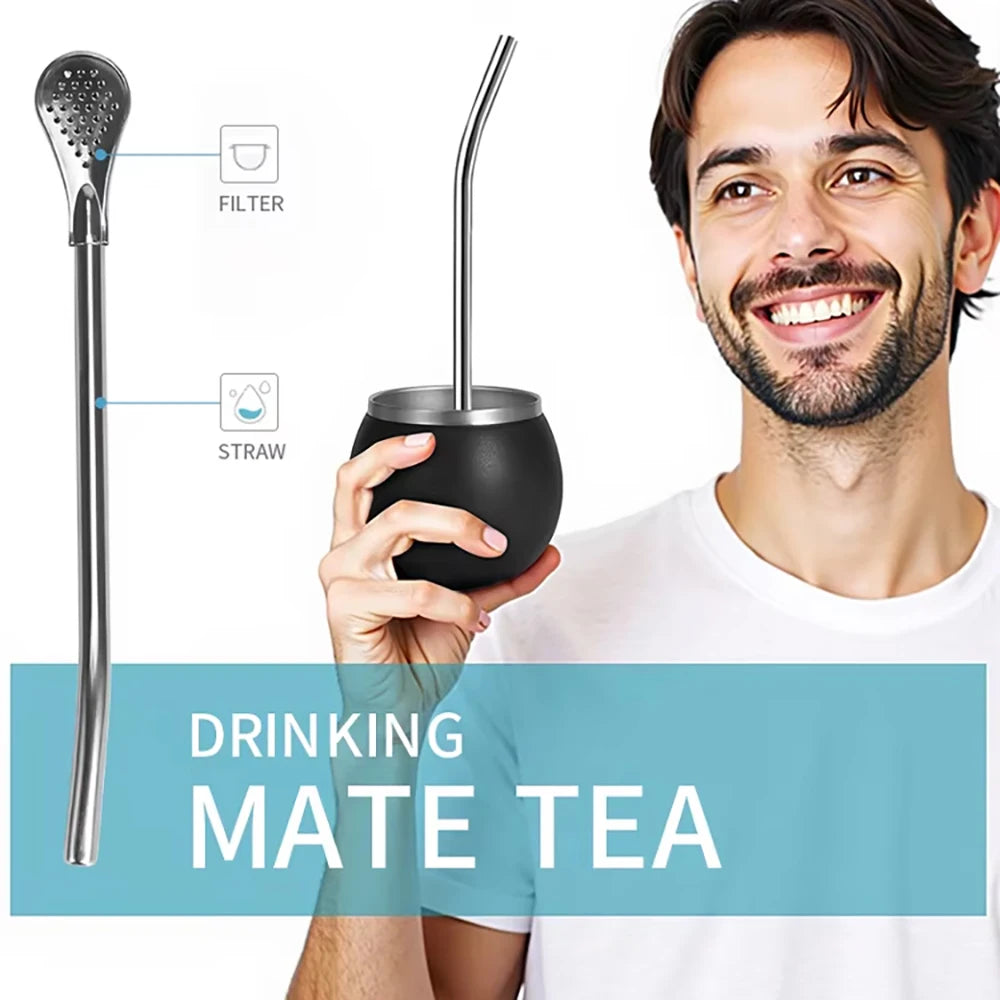 Bouteille isotherme de 1300 ml pour Yerba Maté, Tasse isotherme double paroi pour Yerba Maté