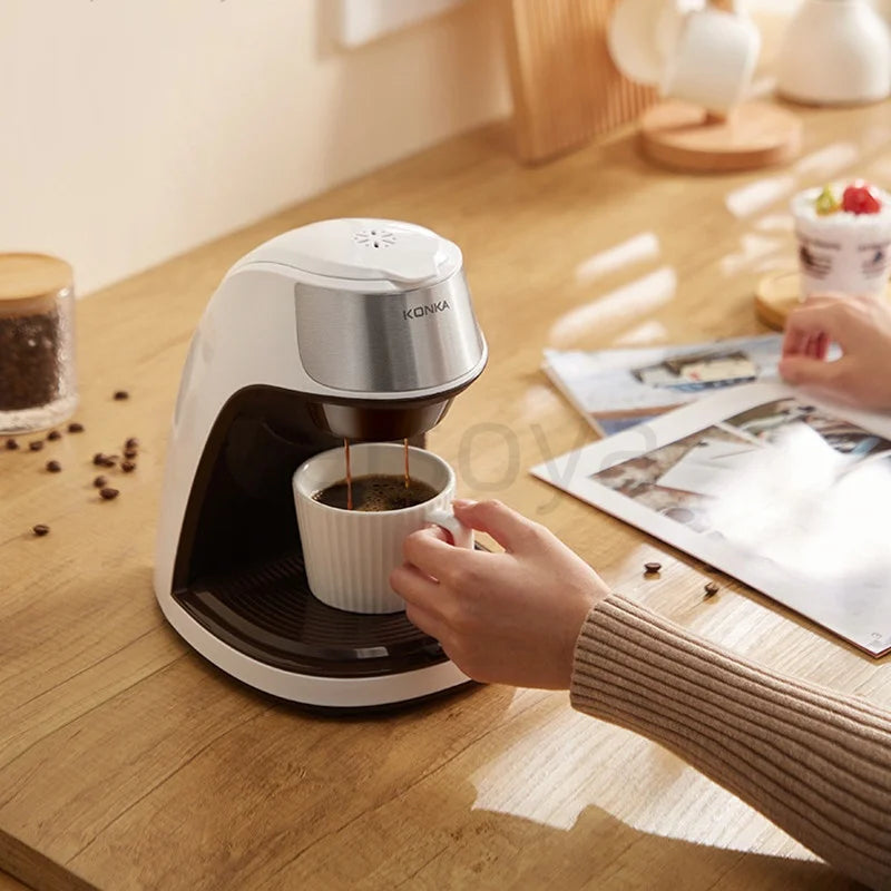 Cafetière automatique de petite taille pour la maison, machine à café filtre pour le bureau