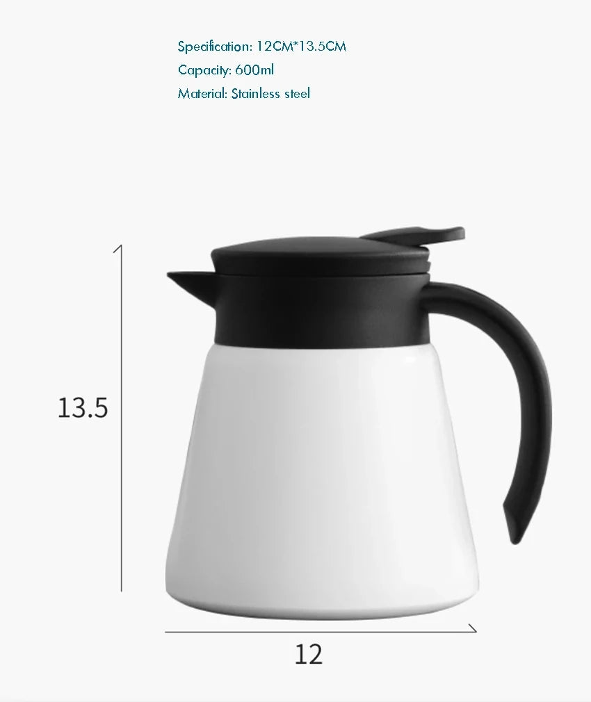 Verseuse à Café Isotherme - Double Paroi - Thermos pour Maison et Bureau