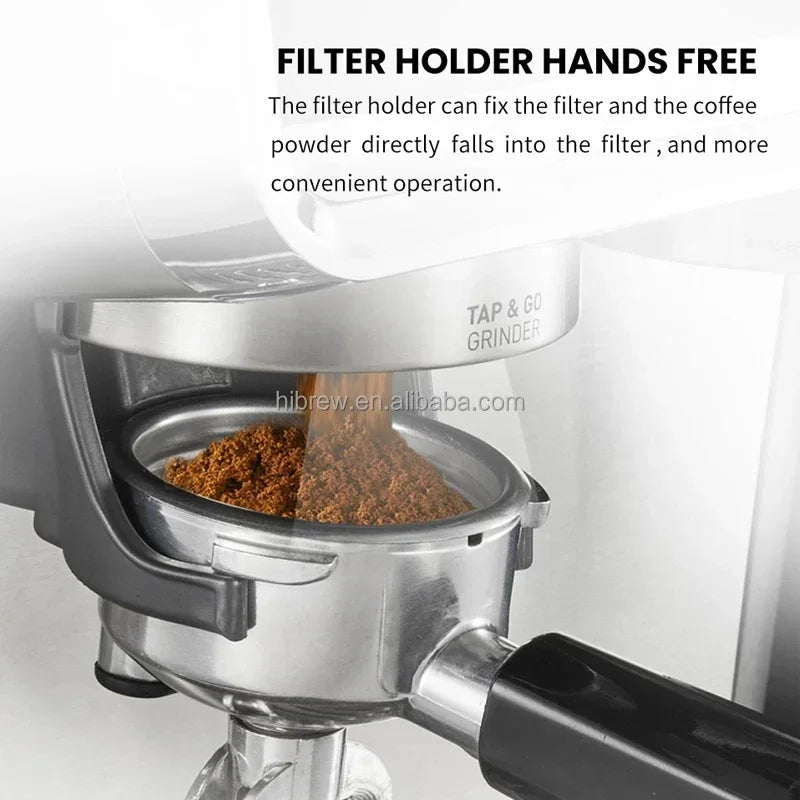 HiBREW 20 bar pro-level  automatic Espresso Coffee Machine With Grinder  commercial Coffee maker hotel restaurant