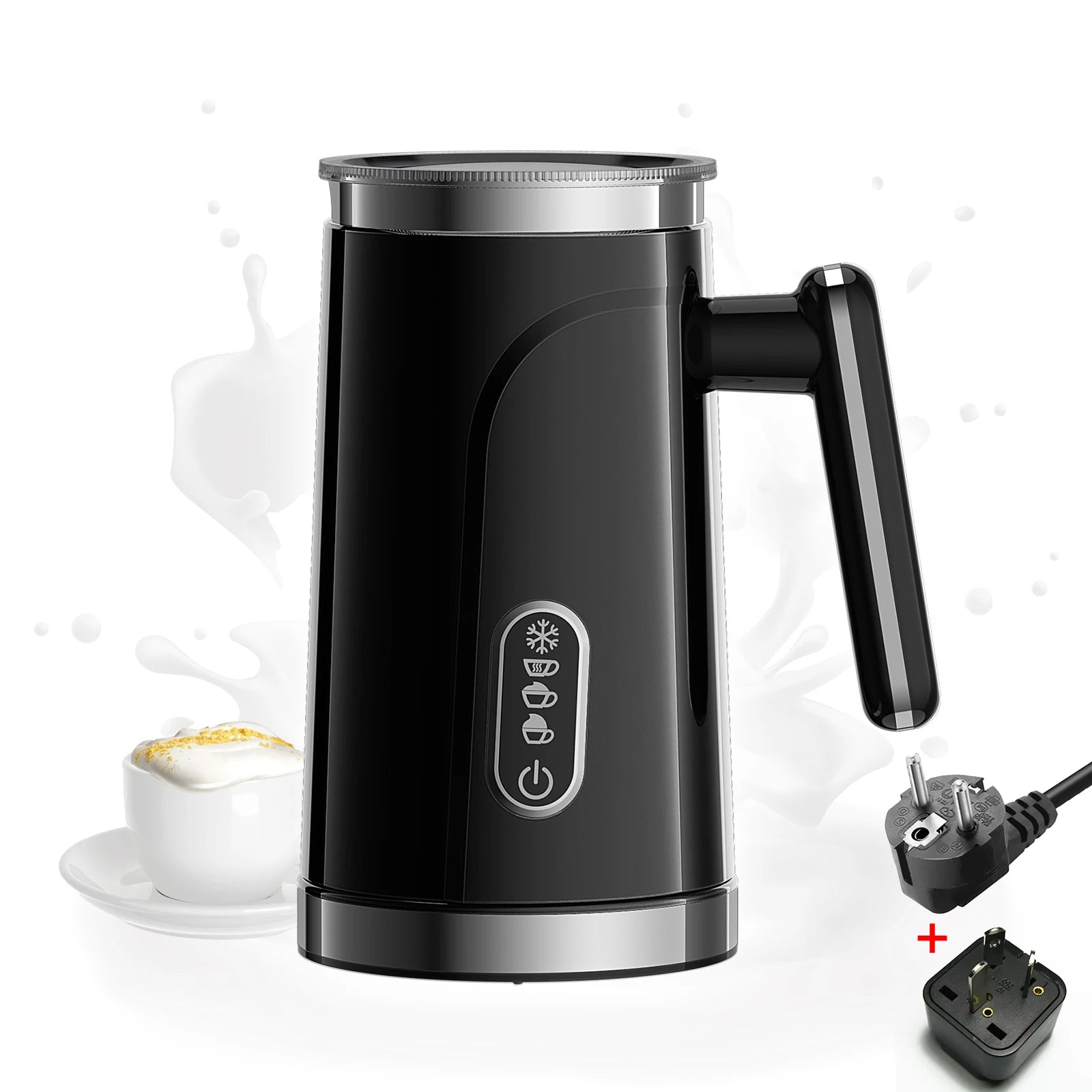 Chauffe-lait automatique chaud et froid pour mousseur à latte et chocolats chauds