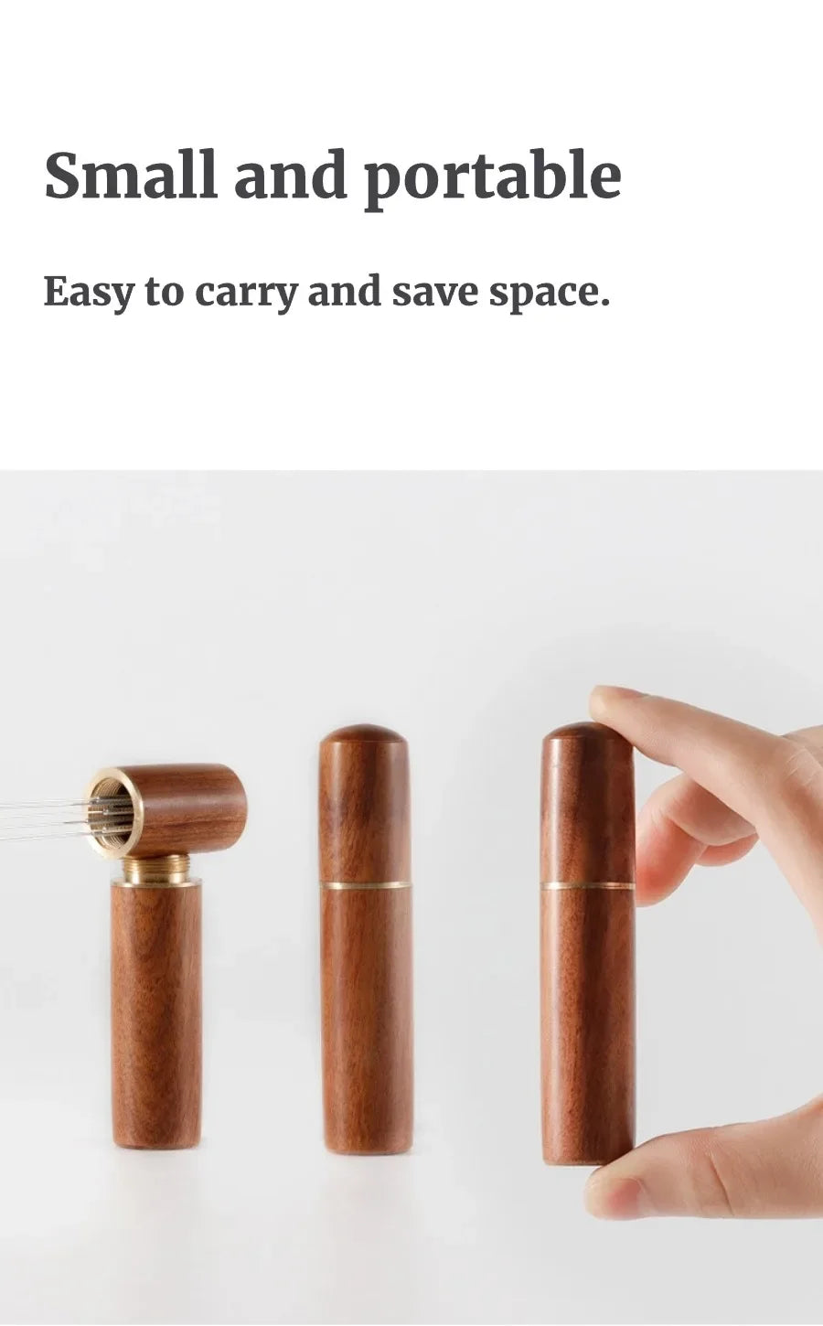 Coffee Stirrer Needle Distributor Coffee Powder Stirrer Wood Handle Coffee Stirring Tool WDT Tools Barista Accessories