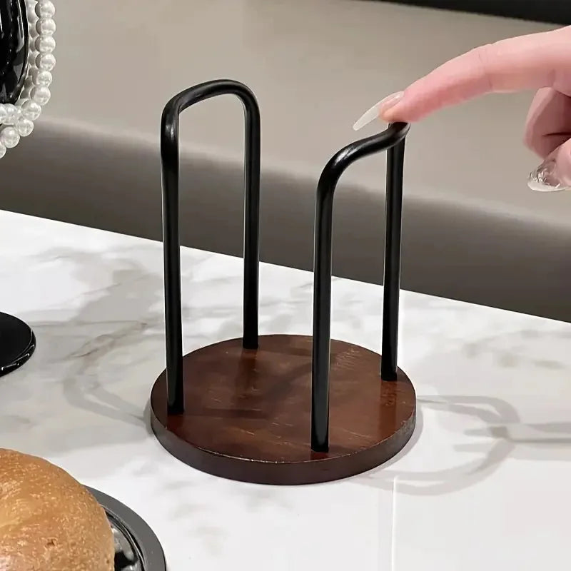 Distributeur de gobelets jetables en bois pour eau et thé, support de rangement