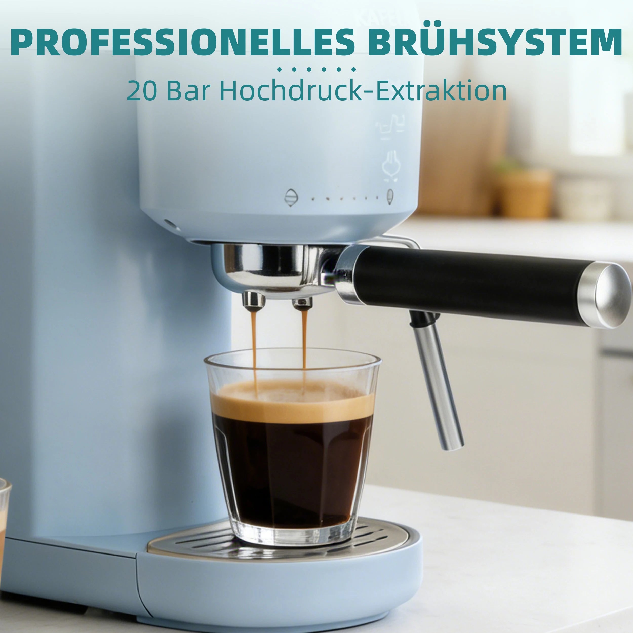 Machine à Café Expresso Semi-Automatique Fonction DIY Réglable Pour Cappuccino
