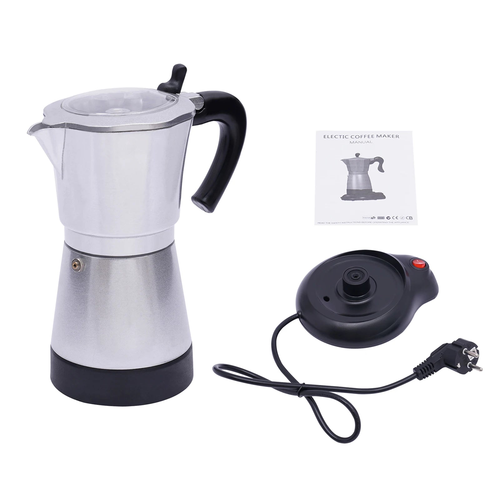 Machine à expresso, Cafetière avec joint d'étanchéité, Cafetière pour salons de thé et voyages