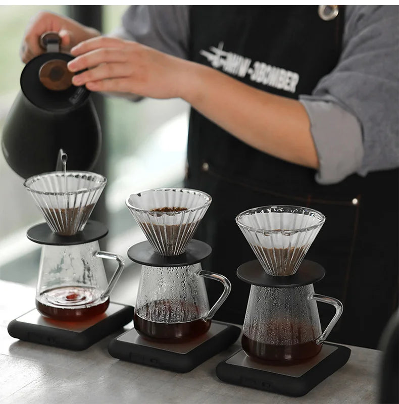 Balance de cuisine intelligente Formula avec minuterie, pour café filtre ou expresso