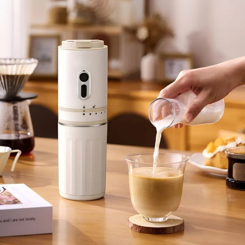 Machine à café multifonction portative pour la maison, petite, rechargeable, entièrement automatique, avec isolation extérieure