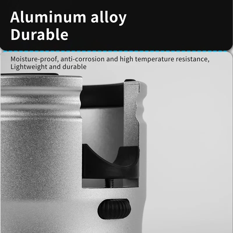 Support de porte-filtre à café, support de tasseur à expresso, base de café réglable en aluminium