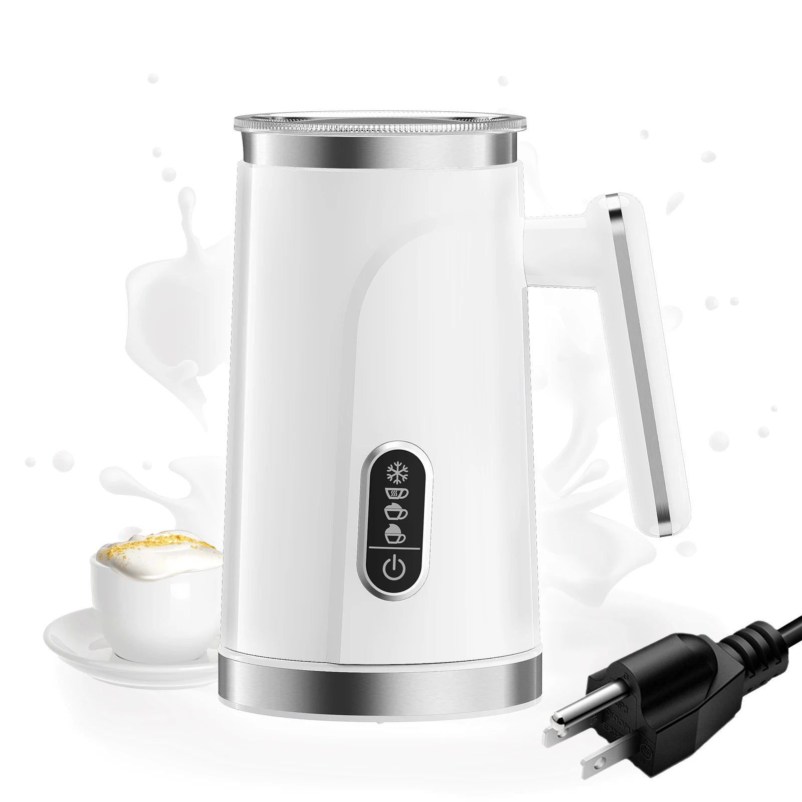 Chauffe-lait automatique chaud et froid pour mousseur à latte et chocolats chauds