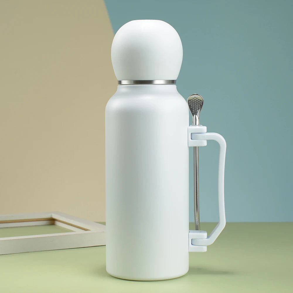 Bouteille isotherme de 1300 ml pour Yerba Maté, Tasse isotherme double paroi pour Yerba Maté
