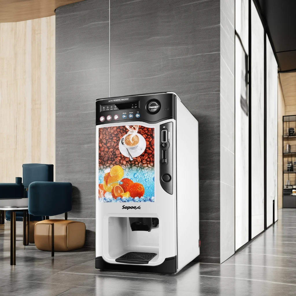 Distributeur automatique multifonctionnel de café instantané