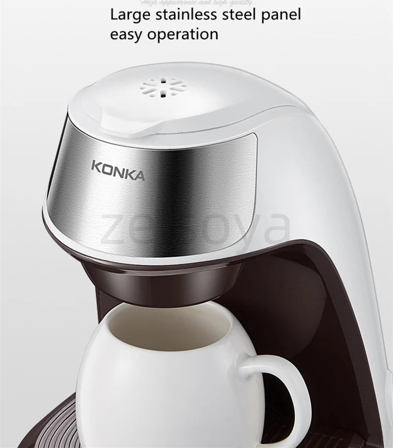 Cafetière automatique de petite taille pour la maison, machine à café filtre pour le bureau