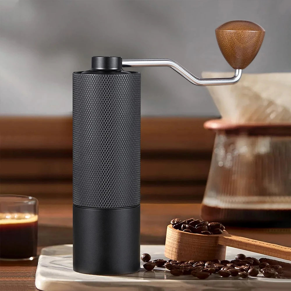 Moulin à Café Manuel avec Meule Conique en Acier Inoxydable, Broyeur Portable de Qualité