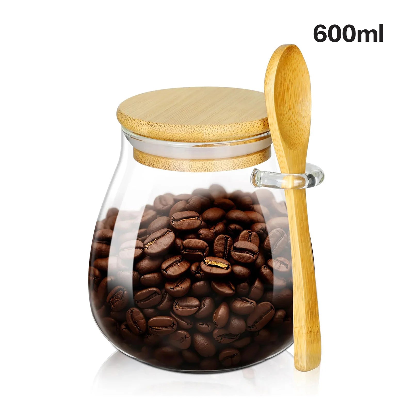 Bocaux alimentaires hermétiques Récipients de cuisine en verre avec couvercle Scellé Café