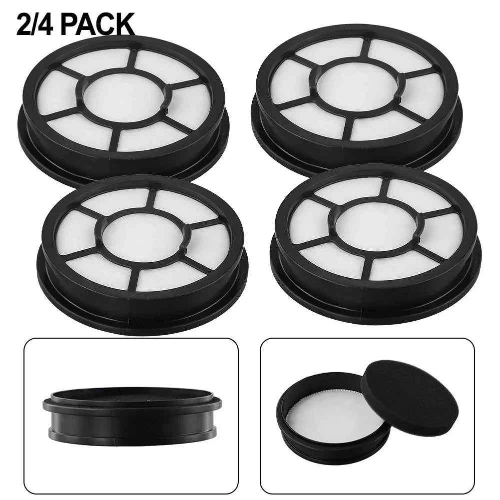 2/4 pièces filtre à poussière pour aspirateur sans sac Basics Filtre HEPA pour poussière fine