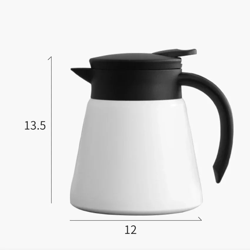 Verseuse à Café Isotherme - Double Paroi - Thermos pour Maison et Bureau