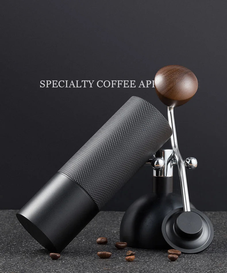 Moulin à Café Manuel avec Meule Conique en Acier Inoxydable, Broyeur Portable de Qualité