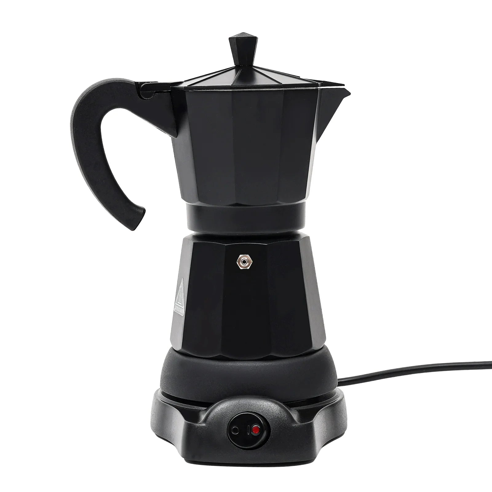 Cafetière Moka Électrique 300ml avec Base en Alliage d'Aluminium