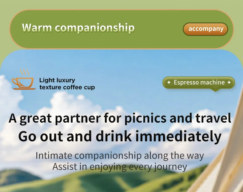 Machine à café expresso électrique sans fil 2 en 1 pour voiture et camping