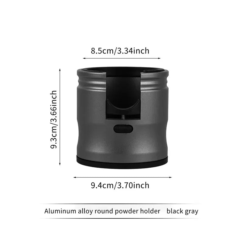 Support de porte-filtre à café, support de tasseur à expresso, base de café réglable en aluminium