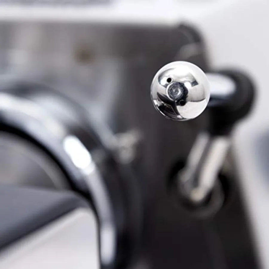 Espresso Machine Brushed Stainless Steel for Home Kitchen Use Durable Stainless Steel Construction with Sleek Black Finish High