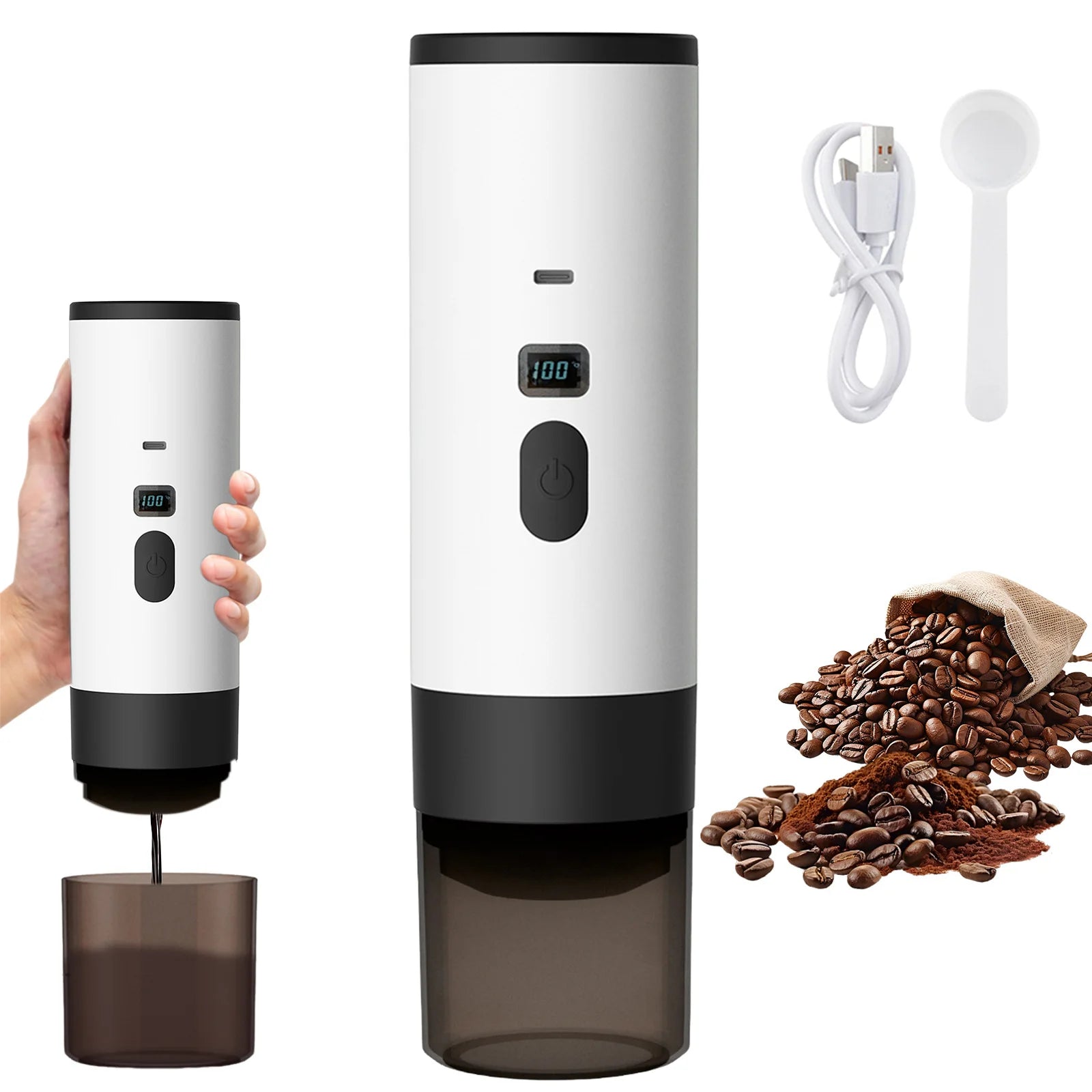 Cafetière Portable 3-en-1