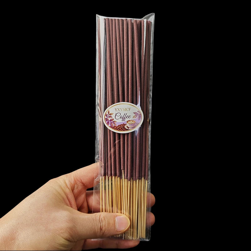 Bâtonnets d'encens au café, fabriqués à partir de poudre de parfum naturel avec du bambou