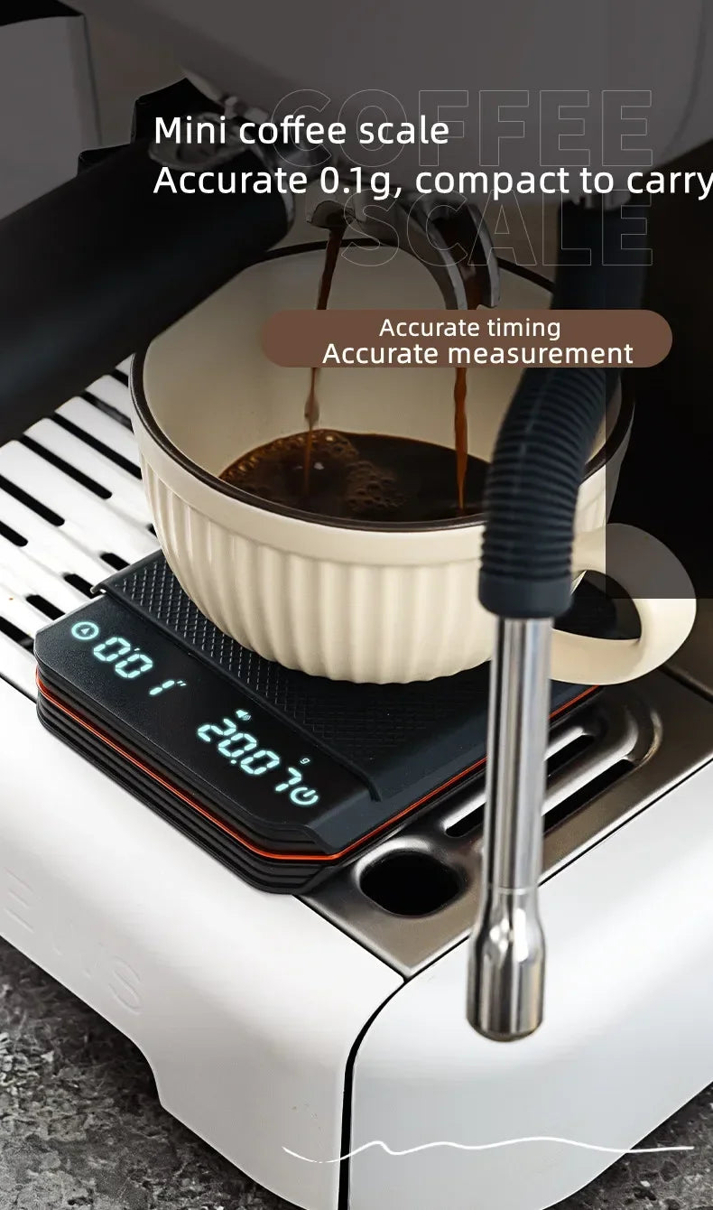 Mini balance de cuisine portable numérique rechargeable de haute précision avec écran LED