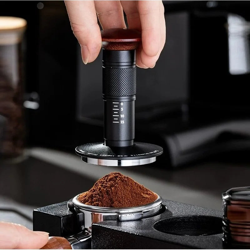 Coffee Tamper Impact 4 Spring Constant Pressure 30lb 51mm 53mm 58mm For Breville Espresso Accessory Barista Tool 304 Stainless
