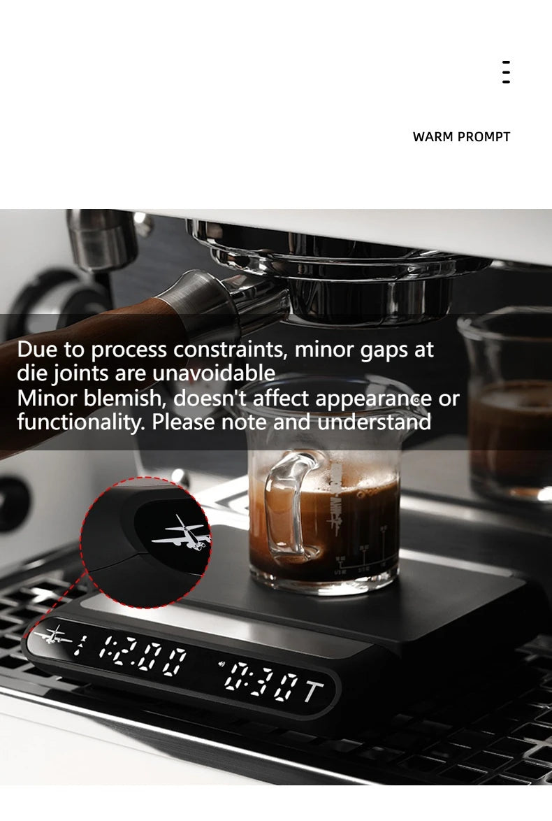 Balance de cuisine intelligente Formula avec minuterie, pour café filtre ou expresso