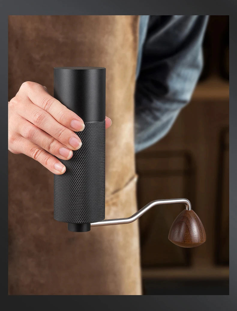 Moulin à Café Manuel avec Meule Conique en Acier Inoxydable, Broyeur Portable de Qualité