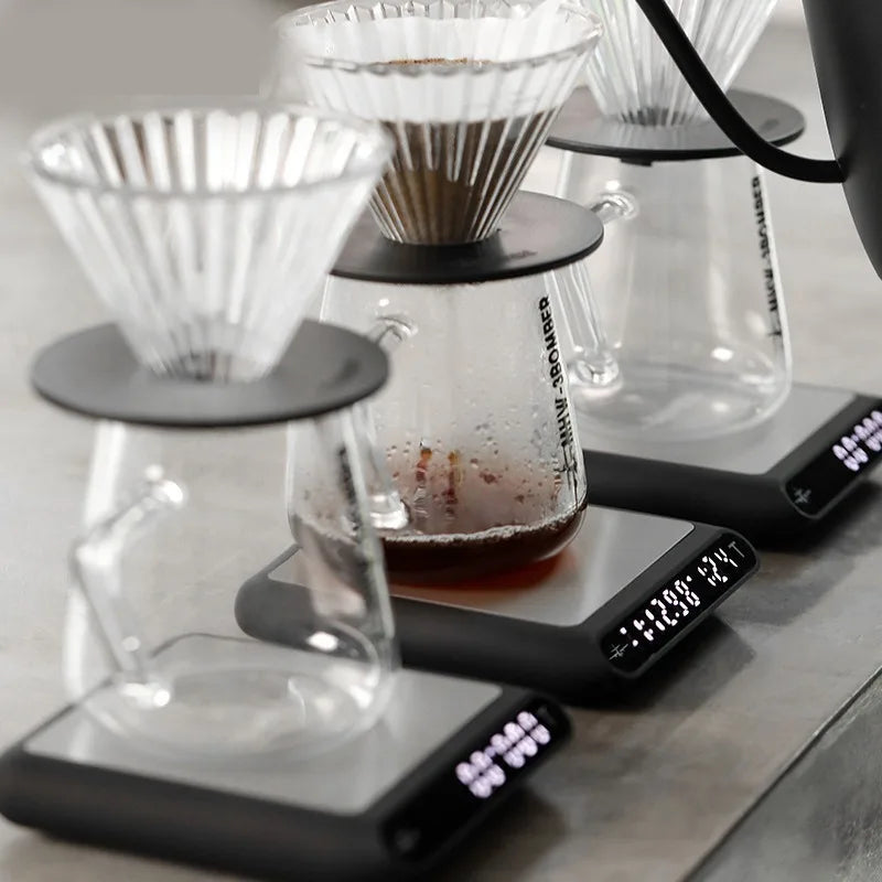 Balance de cuisine intelligente Formula avec minuterie, pour café filtre ou expresso