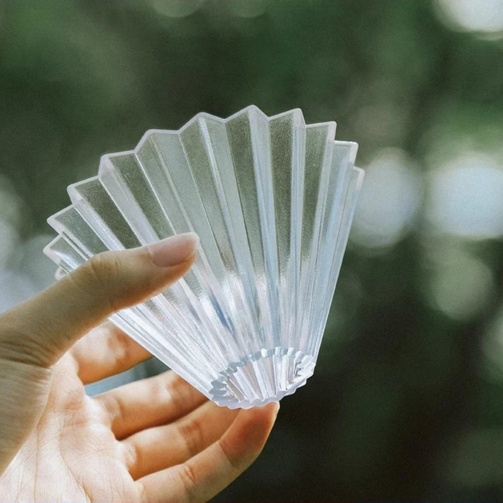 Kit de filtre à café origami en résine pour 1 à 2 tasses, extérieur