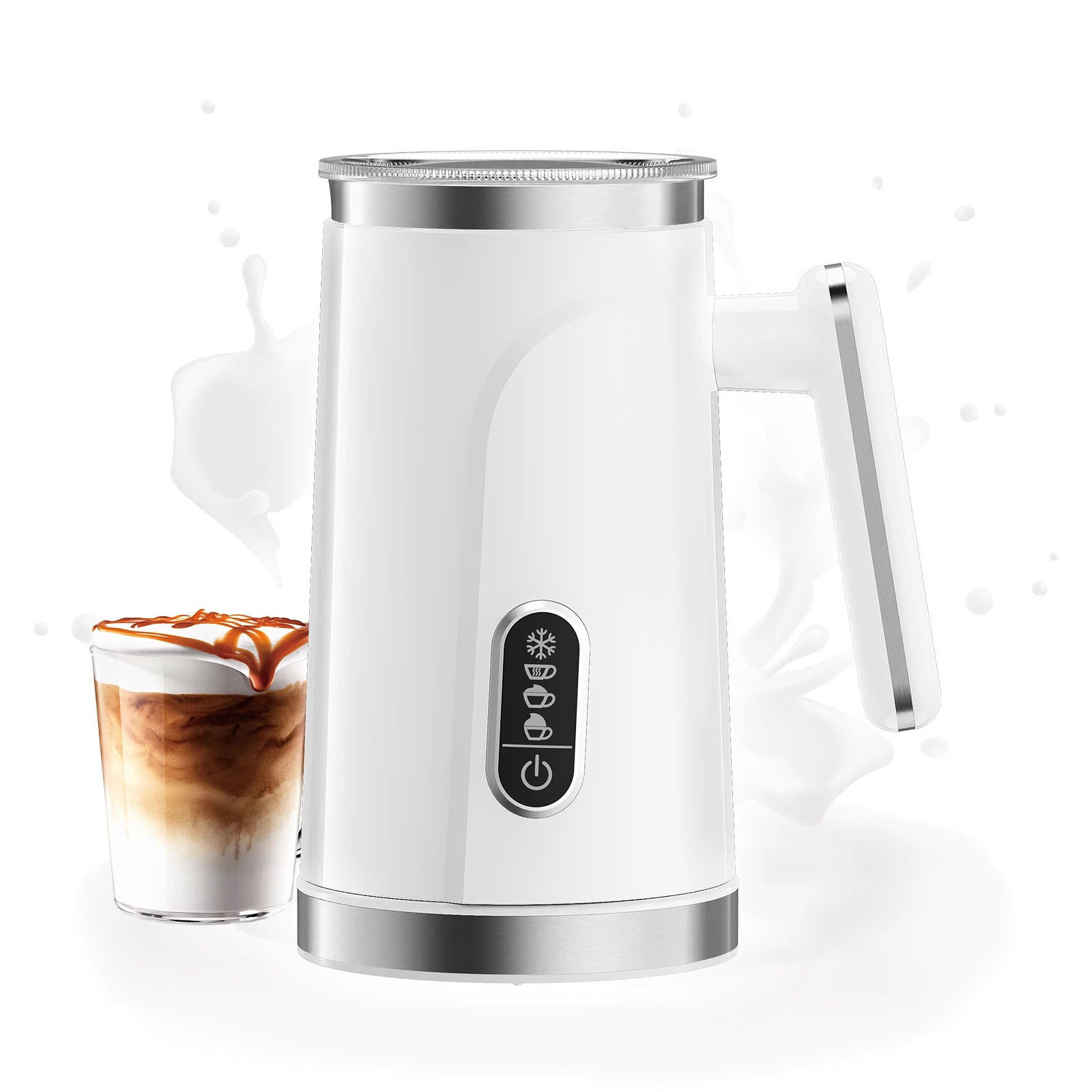 Chauffe-lait automatique chaud et froid pour mousseur à latte et chocolats chauds